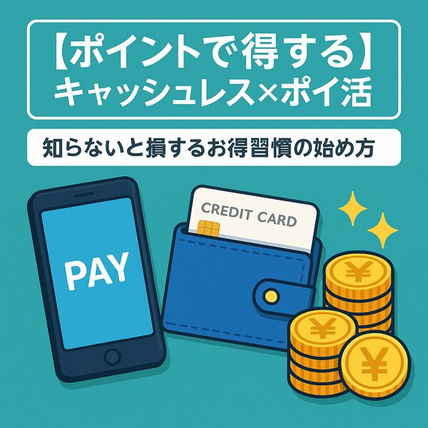 【ポイントで得する】キャッシュレス×ポイ活活用法｜知らないと損するお得習慣の始め方