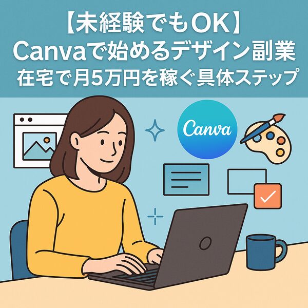 【未経験でもOK】Canvaで始めるデザイン副業｜在宅で月5万円を稼ぐ具体ステップ