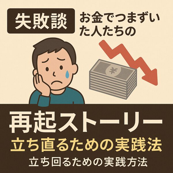 【失敗談】お金でつまずいた人たちの再起ストーリー｜立ち直るための実践法