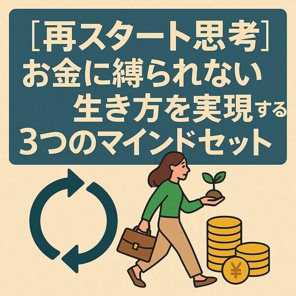 【再スタート思考】お金に縛られない生き方を実現する3つのマインドセット