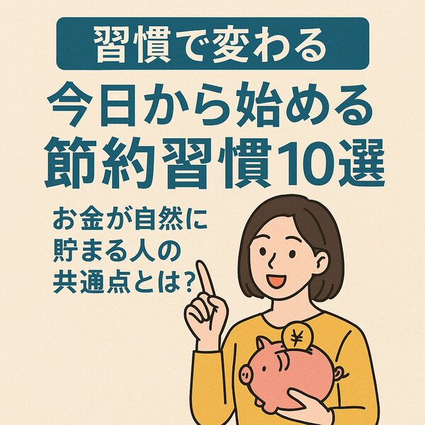 【習慣で変わる】今日から始める節約習慣10選｜お金が自然に貯まる人の共通点とは？