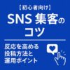 【初心者向け】SNS集客のコツ｜副業ブログを伸ばす戦略と実践ステップ