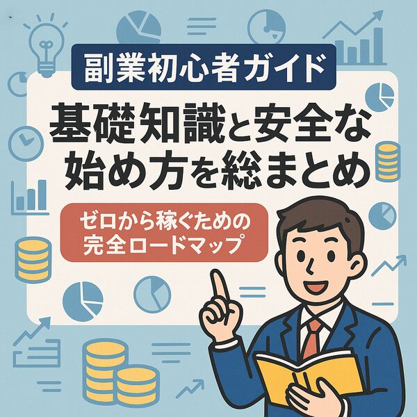 【副業初心者ガイド】基礎知識と安全な始め方を総まとめ|ゼロから稼ぐための完全ロードマップ