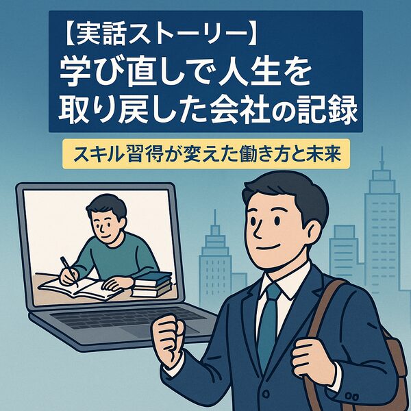 【実話ストーリー】学び直しで人生を取り戻した会社員の記録｜スキル習得が変えた働き方と未来