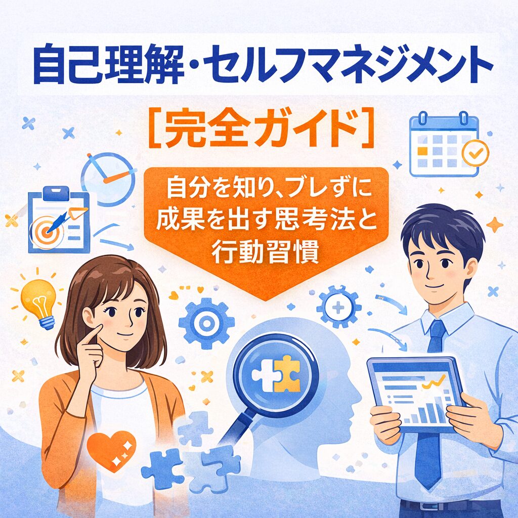 【自己理解・セルフマネジメント完全ガイド】自分を知り、ブレずに成果を出す思考法と行動習慣
