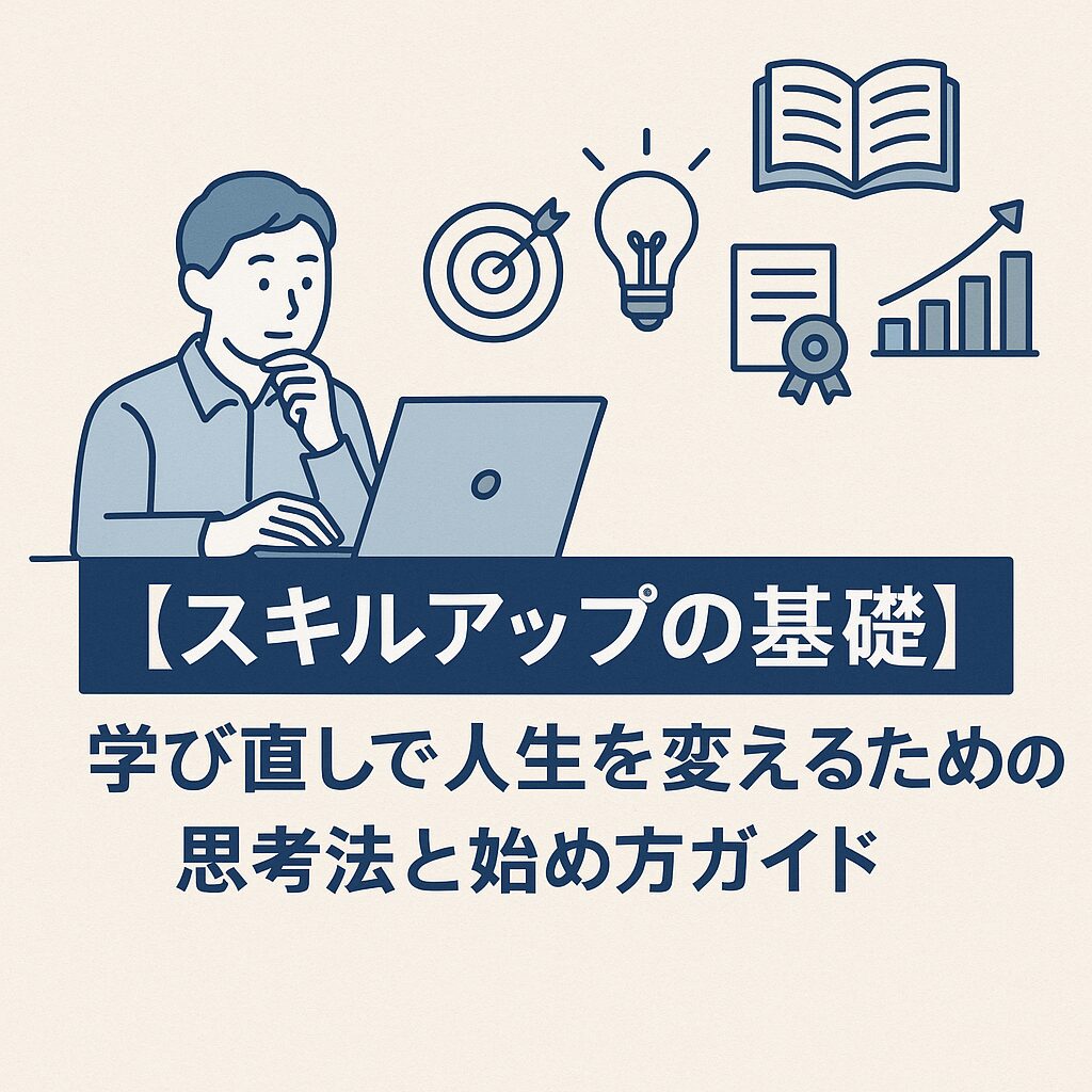 【スキルアップの基礎】学び直しで人生を変えるための思考法と始め方ガイド